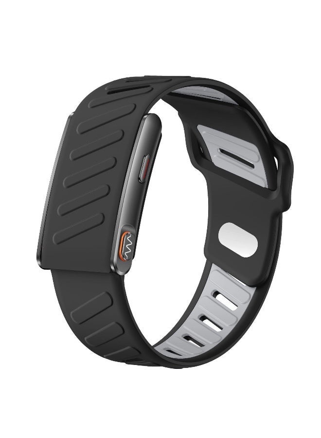 Heatz Screenless Fitness Band - Heart Rate Monitor, Sleep Tracking, Step Counter, Calorie & Distance Tracker Smart Screenless Fitness Tracker Bracelet for Men & Women | Multi-Sport Activity Band | 3ATM Waterproof Smart Health Wearable Device, App Control & Long Battery - Image 1