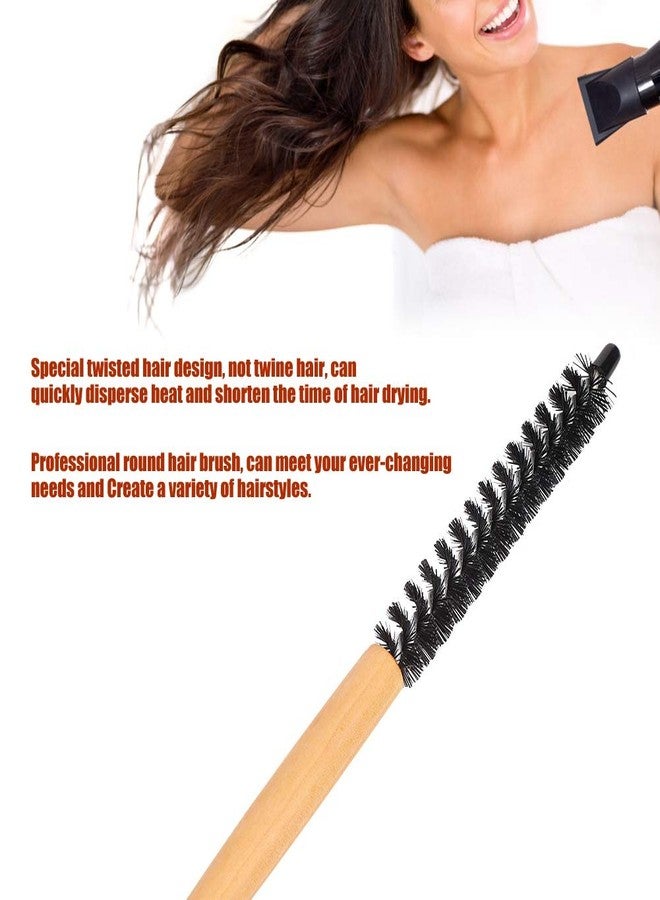ANGGREK Small Round Brush - Small Volumizing Bangs Hair Brush Hairdressing Comb Hair Curler Brush Makeup Comb Teasing Brush for Men Women Blow Dry Hair (16MM 0.63INCH) - Image 4