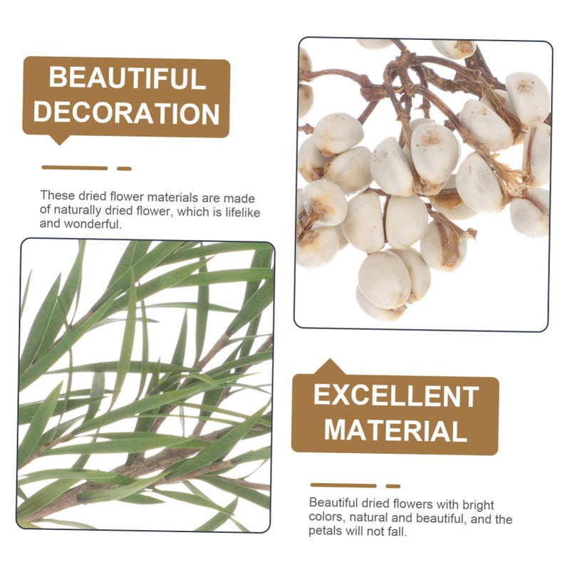 Natural Dried Flowers Craft Kit For Candle Decor DIY Pressed Art Bowl Fillers - Image 4