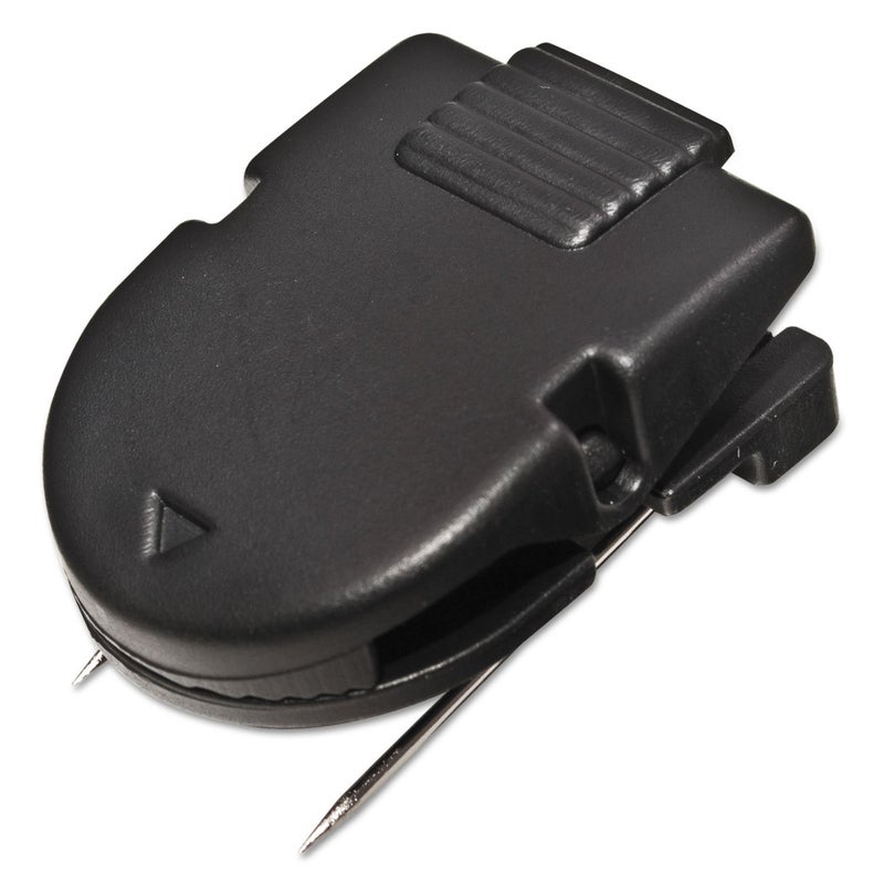 ADVANTUS Panel Wall Clip for Fabric Panels, Standard Size, 40-Sheet Capacity, Box of 50, Black (75345) - Image 1