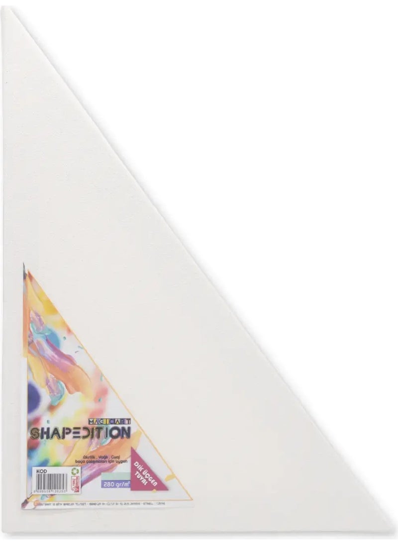 magic art - Right Triangle Canvas 30X22 cm DKT30 - Image 1