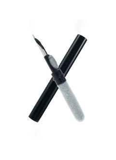 DIGI CORE AirPods Cleaner Kit Tool 3 in 1 Earbud Headphone Cleaning Pen Tool for All Earbuds/Airpods Pro Samsung Earbuds Case with Cleaner Sponge Soft Brush Dirt Picker Black/Grey  - Image 1