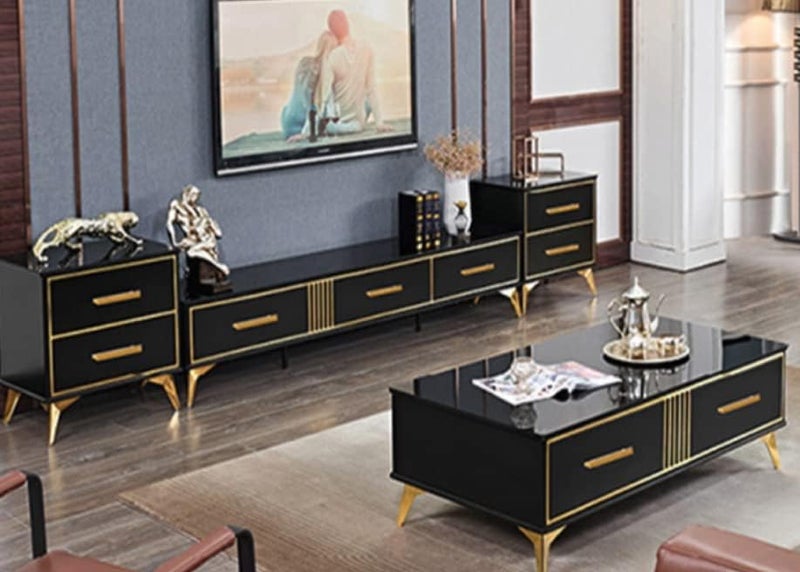 Krishna Sales Agency 4PC Metal Star Shaped Furniture Legs Latest Style Coffee Table Sofa Feet Kitchen Table Legs Bathroom Cabinet Cupboard Feet DIY Furniture Hardware 4 inches Rose Gold  - Image 3
