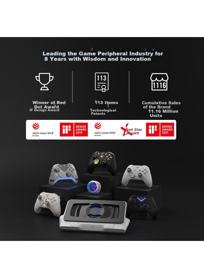 Flydigi Octopus 5 Wireless Game Controller With Adjustable Force Alloy Joystick For Switch Xbox Bluetooth Motion Sensing Pc Computer Ns Tv Steam - Image 4