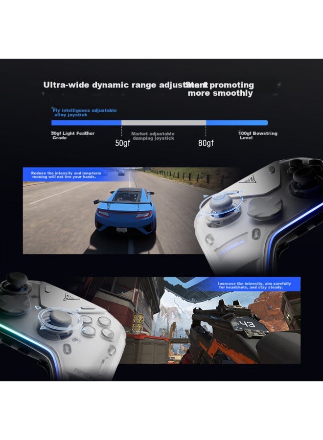 Flydigi Octopus 5 Wireless Game Controller With Adjustable Force Alloy Joystick For Switch Xbox Bluetooth Motion Sensing Pc Computer Ns Tv Steam - Image 2