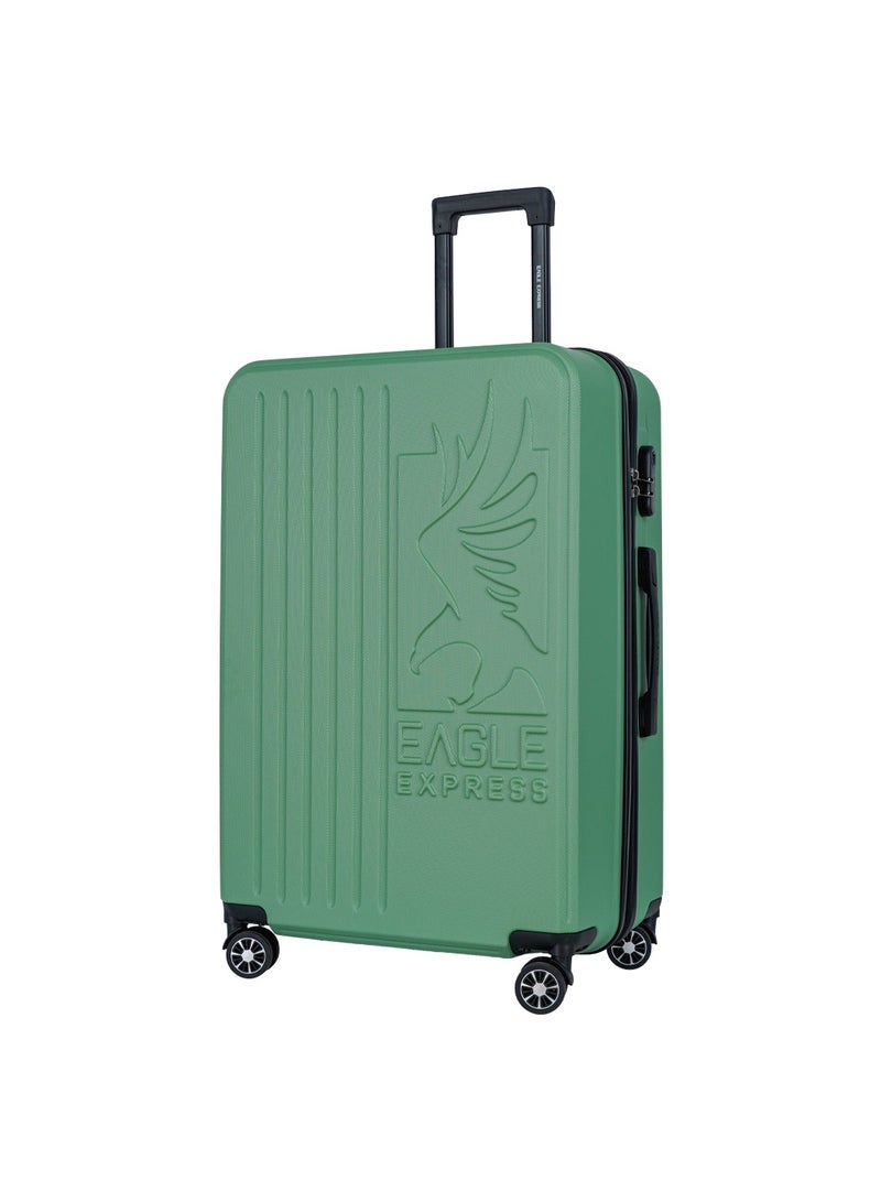 Eagle Express SUPERIOR ABS HARD TROLLEY 24 INCH TEA GREEN - Image 1