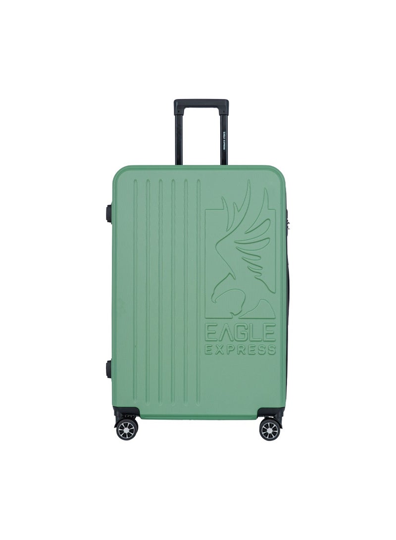 Eagle Express SUPERIOR ABS HARD TROLLEY 24 INCH TEA GREEN - Image 2