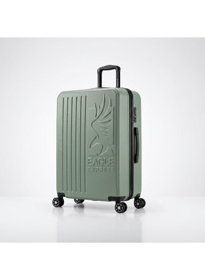 Eagle Express Superior 24 Inch Medium Luggage Tea Green, ABS Hard Shell Check-In Trolley Suitcase with Lightweight Travel Design, 360 Spinner Wheels, Secure Lock System and 2 Year Warranty - Image 1