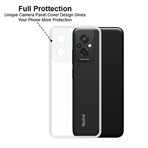 VIDO Transparent Back Case Cover for Xiaomi Redmi 11 Prime 4G (Soft & Flexible & Camera Protection Back Case) - Image 4