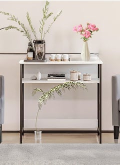 AGD Coffee Corner Table, Entryway Console Table, To Arrange And Organize Your Needs - White / Black  - Image 3