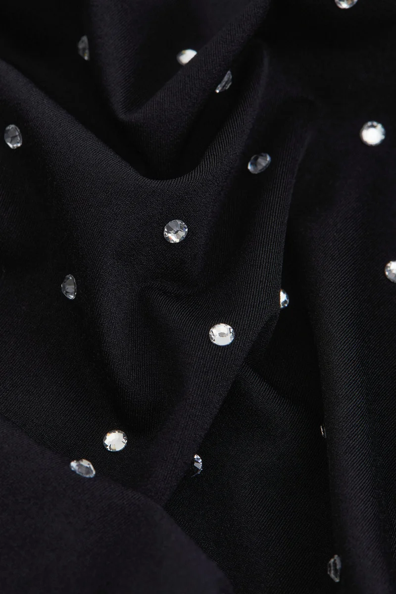 H&M Embellished jersey top