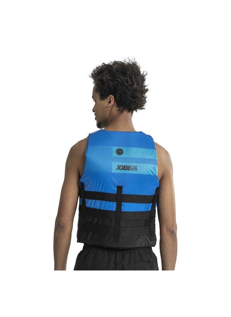 JOBE 4 Buckle Vest Blue For Water Sports Unisex Fit  - Image 2