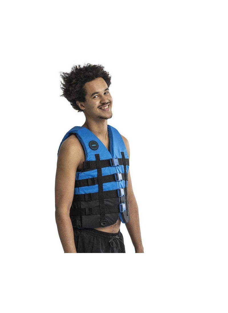 JOBE 4 Buckle Vest Blue For Water Sports Unisex Fit  - Image 3