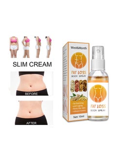 West&Month Fat Loss Body Spray-Slimming Massage Absorb Promote Metabolism Shape BodyFat Burning Spray, Fat Burner Slimming Spray, Anti Cellulite Spray, Fit Plus Skin Tightening Spray For Body Arms 10ml  - Image 2