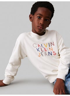Calvin Klein Jeans Youth Logo Graphic Sweatshirt  - Image 3