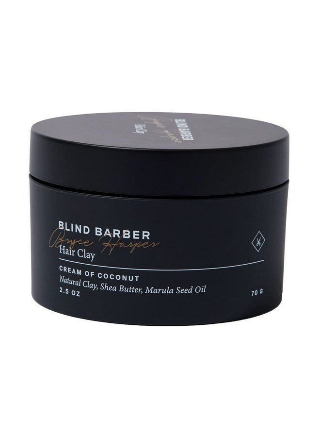 Blind Barber Bryce Harper Hair Clay for Men - Matte Water-Based Styling Product for Volume and Medium to Strong Hold (2.5 Oz) - Image 1