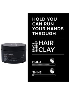 Blind Barber Blind Barber Bryce Harper Hair Clay for Men - Matte Water-Based Styling Product for Volume and Medium to Strong Hold (2.5 Oz)  - Image 3
