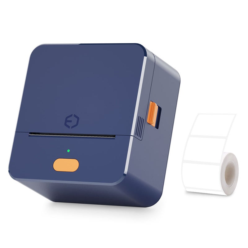 Thermal Label Maker: 57mm 203DPI BT & USB Rechargeable 1500mAh Portable Printer - Ink-Free Cost-Saving Sticker Maker for Home, Office, On-the-Go Use - Image 1