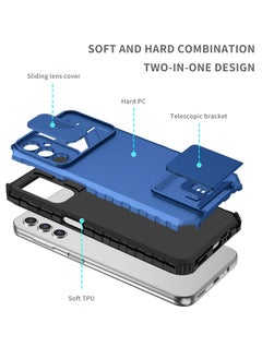 Generic Samsung Galaxy A15 Mobile Phone Case Cover, Innovative Telescopic Bracket, Sliding Protection Camera Window, Bumper Shockproof Phone Back Cover  - Image 2