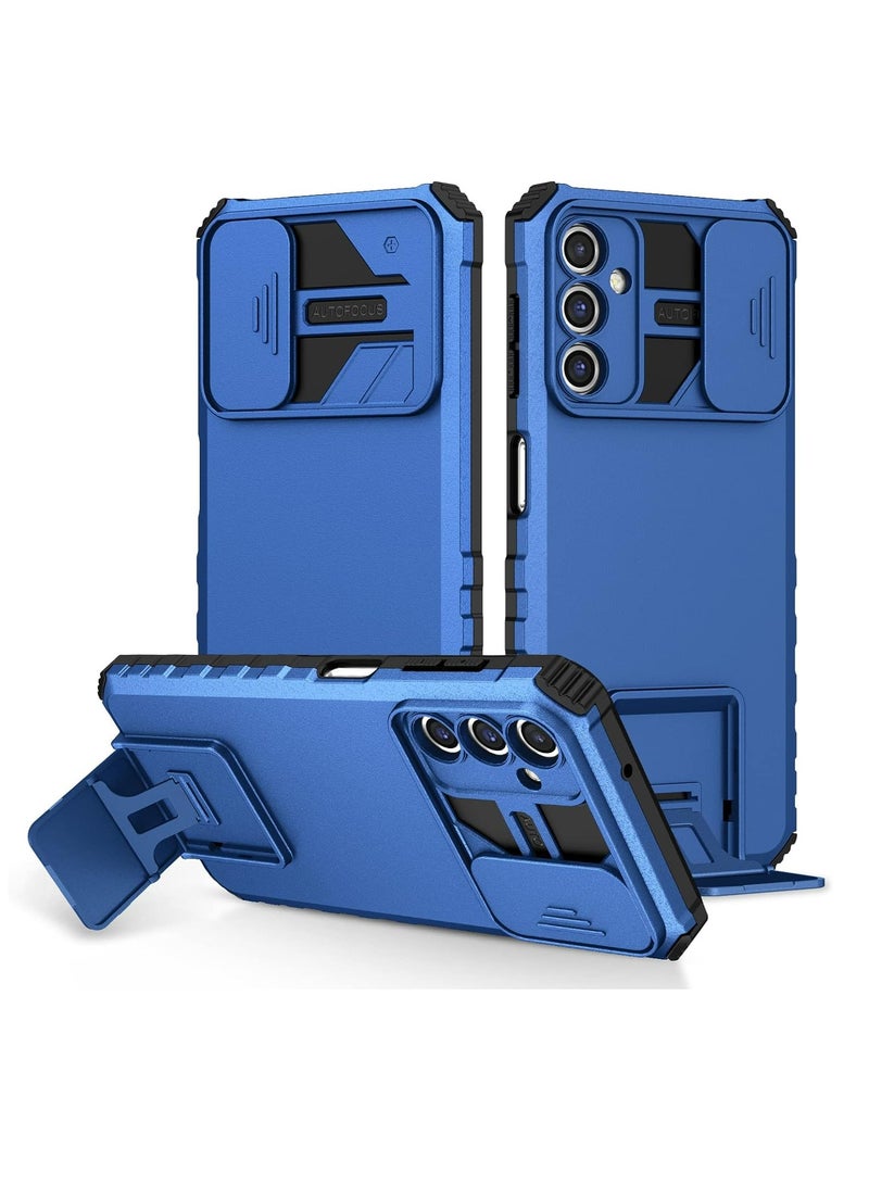 Samsung Galaxy A15 Mobile Phone Case Cover, Innovative Telescopic Bracket, Sliding Protection Camera Window, Bumper Shockproof Phone Back Cover - Image 1