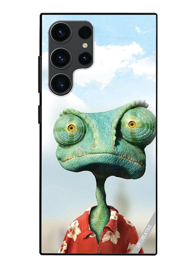 VR CREATIVE Protective Case Cover For Samsung Galaxy S23 Ultra 5G Alien Design Multicolour - Image 1