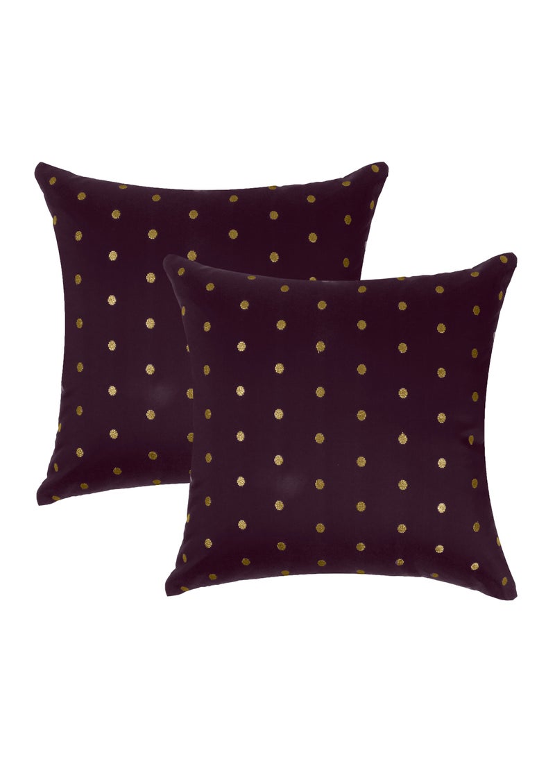 ريارا غطاء وسادة 45 × 45 سم غطاء وسادة رمي لأريكة المكتب الريفية أو غرفة المعيشة أو غرفة النوم أو الكرسي الخارجي أو الأريكة، مجموعة من قطعتين  - Image 1