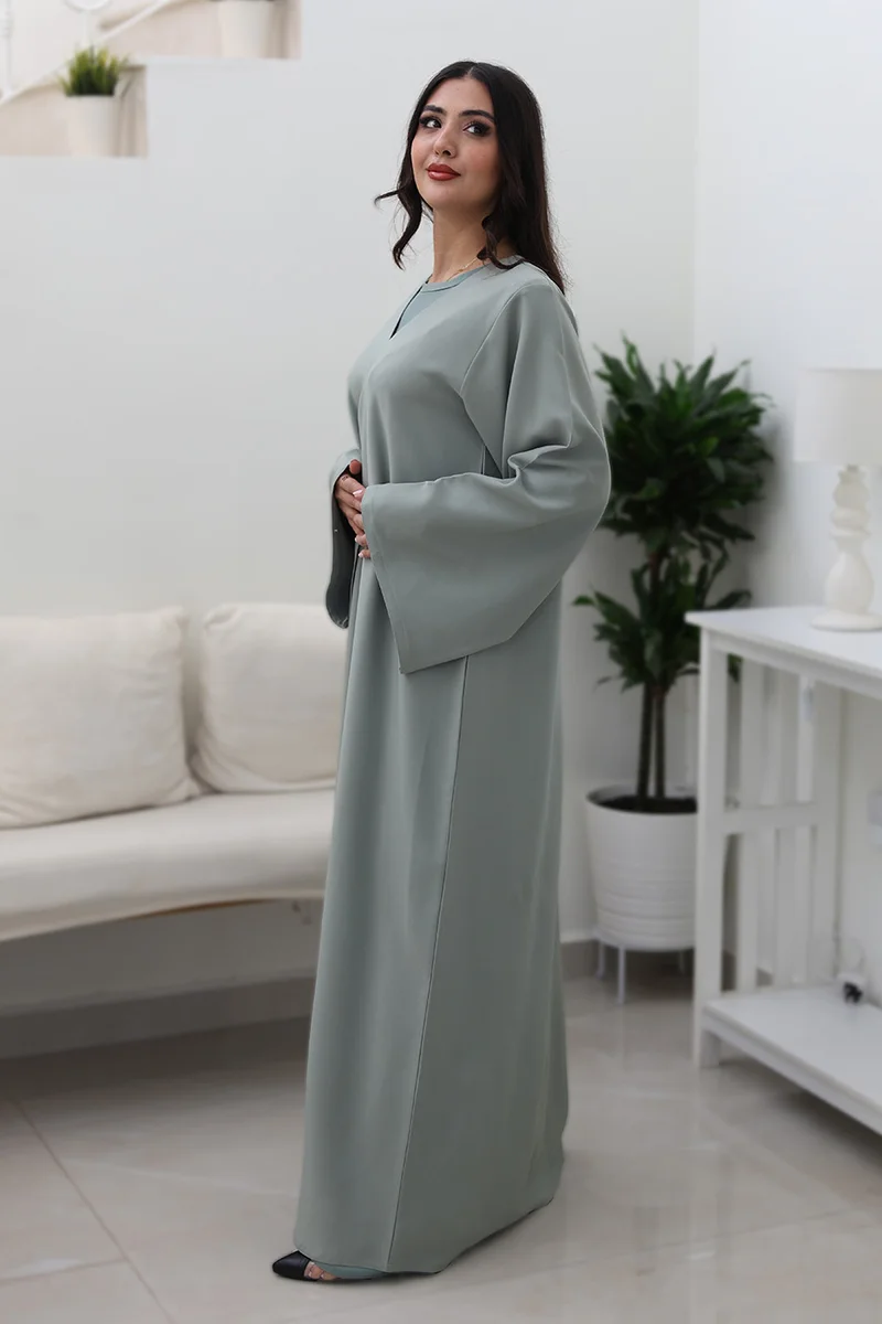 NUKHBAA Serene Sage Abaya-748