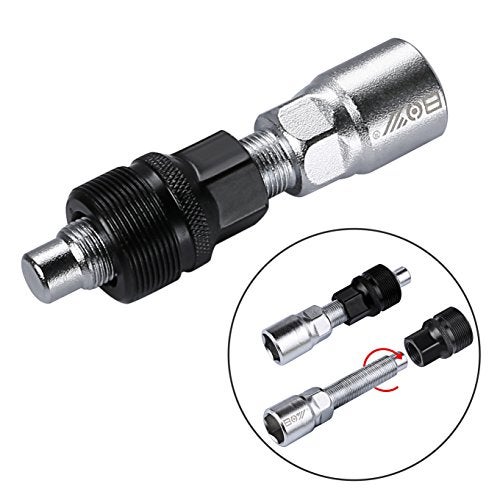 Oumers Bike Bicycle Crank Extractor Puller Remover Set with 16mm Spanner Wrench for Square Thread Taper Crank Arm and Crankset - Image 4