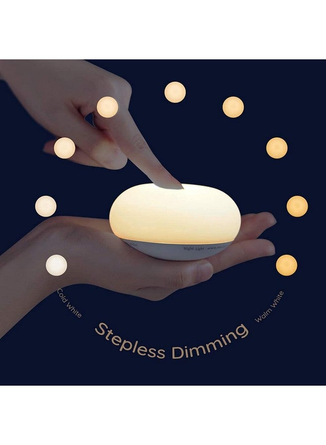 Anico Easzzz Baby Night Light, Nursery Night Lamp For Breastfeeding, Soft Bpa Free Silicone Touch Night Lamp, Eye Caring, Easy Flip Design, Stepless Dimming, 1-Pack - Image 4