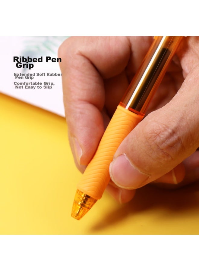 Pentel Bln105 Retractable Black Gel Pen, Stylish 0.5mm Signing Pen, Business And Student Quick-drying Pen, Water-based Pen, Stationery, Green Barrel With Black Ink, 12-pack - Image 4