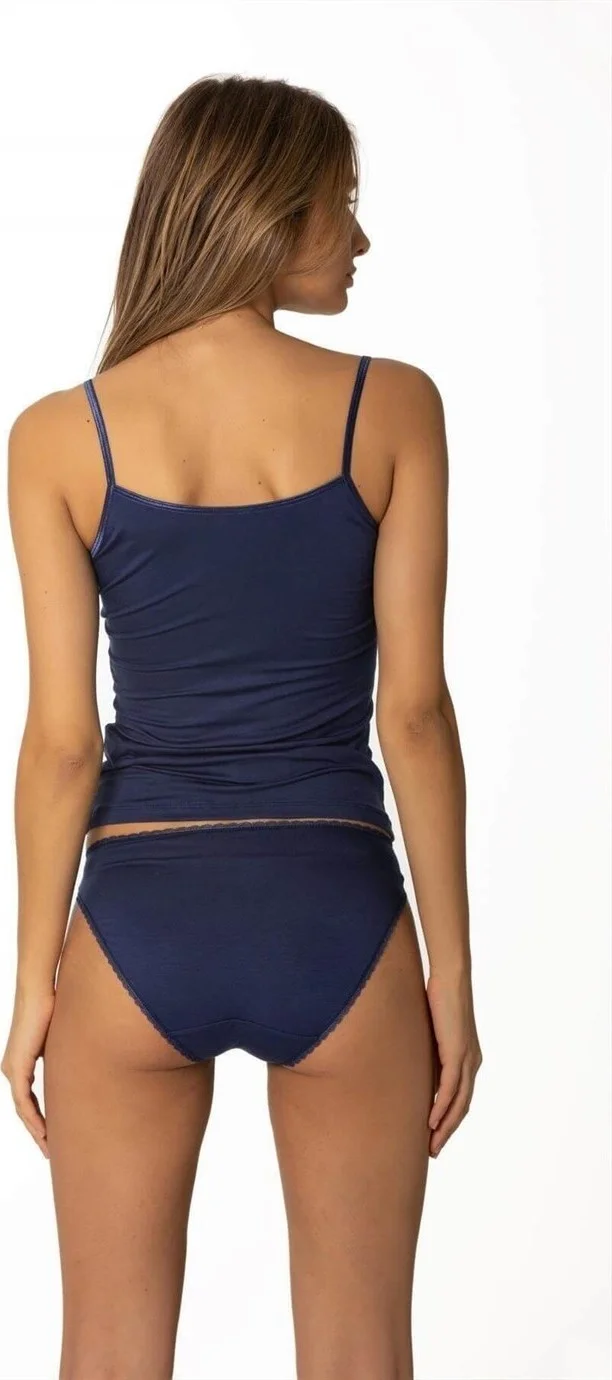 بيير كاردان 315 Camisole Set - Navy Blue