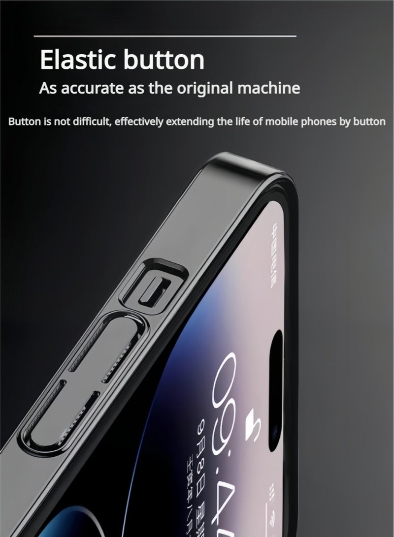 iPhone 15 Pro Case Magsafe Frosted Case With a Privacy Camera Cover,Anti Fingerprint Case,iPhone 15/16 All Models Case - Image 4