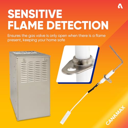 Canamax 【Upgraded 2026】 LH680014 LH680534 Furnace Flame Sensor Replacement Part - Compatible with Carrier Bryant Payne Day & Night Furnaces - Replaces LH680012, LH680014, LH33WZ511, LH33WZ515, and LH33WZ517 - Image 2