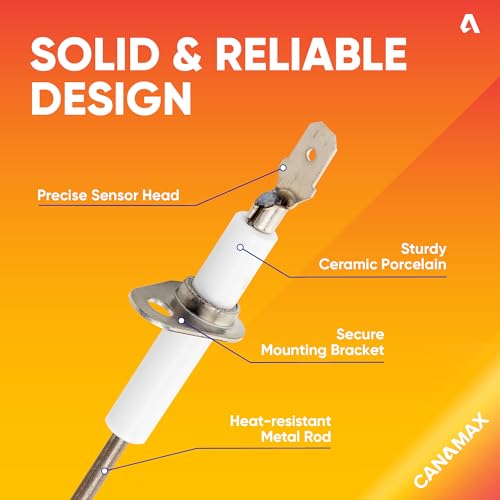 Canamax 【Upgraded 2026】 LH680014 LH680534 Furnace Flame Sensor Replacement Part - Compatible with Carrier Bryant Payne Day & Night Furnaces - Replaces LH680012, LH680014, LH33WZ511, LH33WZ515, and LH33WZ517 - Image 3