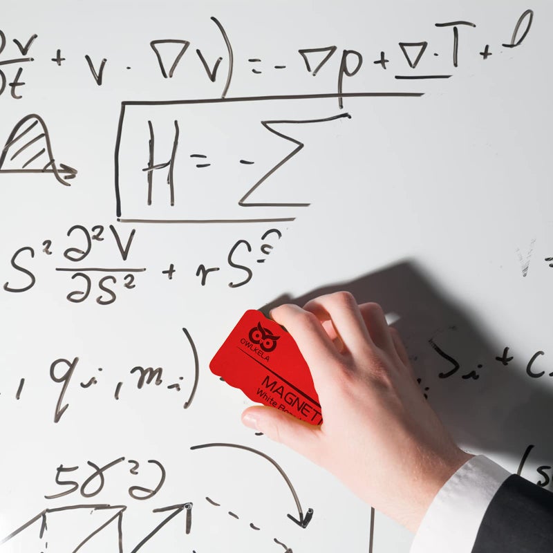 OWLKELA Dry Erase Erasers, Magnetic Whiteboard Erasers 8 Pack for White Board, White Board Markers Dry Erase, Ideal for Classroom, Home, Office - Image 4