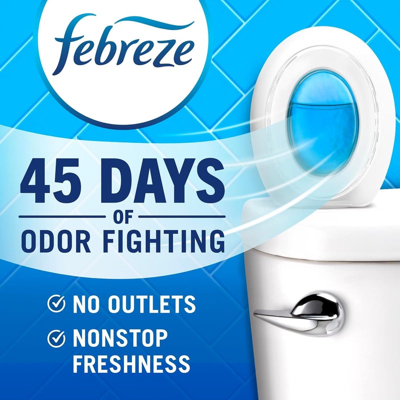Febreze Small Spaces Linen & Sky Air Freshener, 7.5 ml, Pet Odor Eliminator for Bathroom, Bedroom, Closet and Small Rooms, Up to 45 Days Freshness Home Deodorizer - Image 2