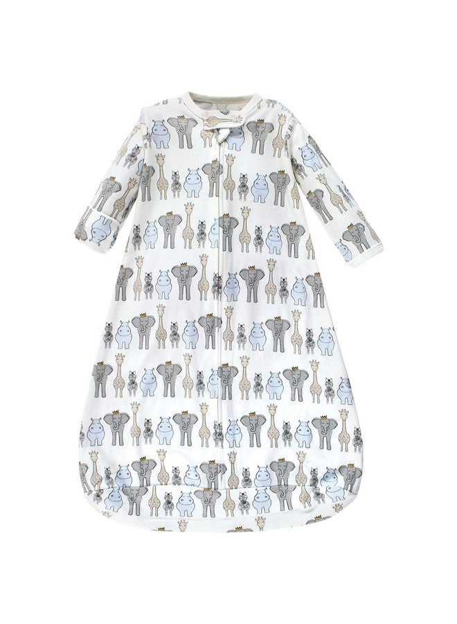 Hudson Baby Unisex Baby Cotton Long-Sleeve Wearable Sleeping Bag, Sack, Blanket, Royal Safari, 18-24 Months - Image 3