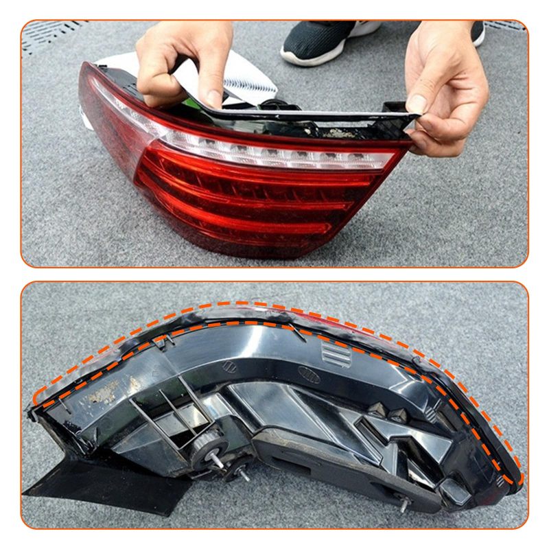 Butyl Car Sealing Tape 13Ft Black Waterproof Rubber Seal - Flexible Strong Adhesion Automotive Weather Stripping - Noise Dampening for Vehicle Headlight Taillight Door Sealing - Image 3