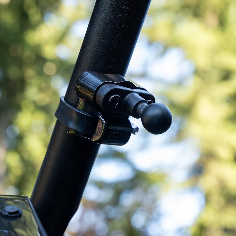 RAM MOUNTS Rail Base with Zinc Coated U-Bolt, ATV/UTV Strap & 1" Ball for Rails up to 3.15" in Diameter - Image 4