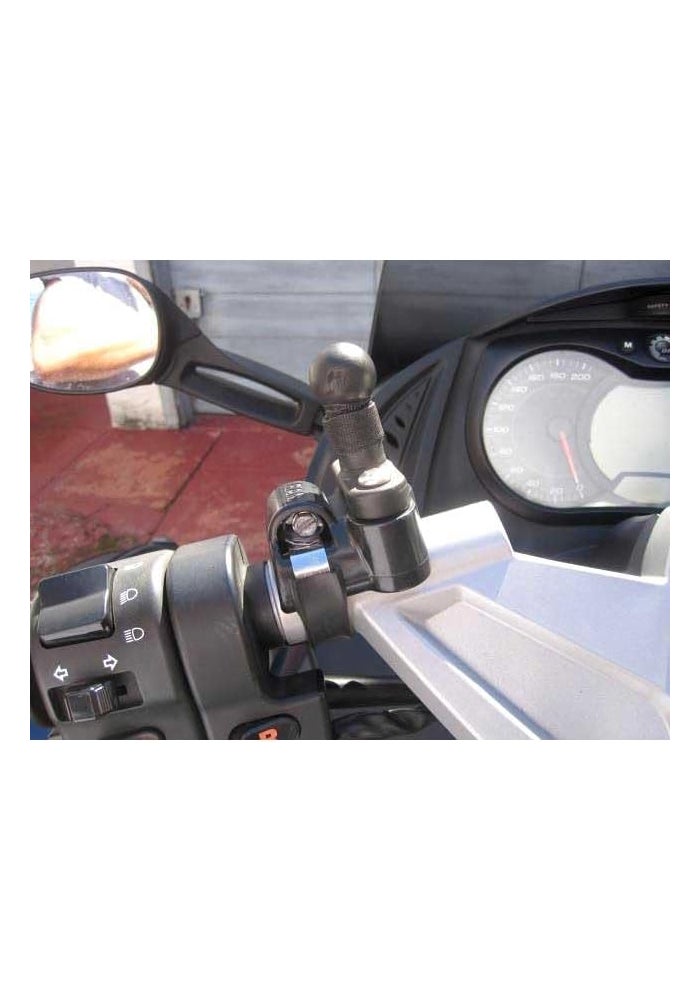 RAM MOUNTS Rail Base with Zinc Coated U-Bolt, ATV/UTV Strap & 1" Ball for Rails up to 3.15" in Diameter - Image 2