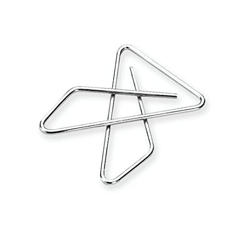 ACCO Brands Acco Brand Ideal Paper Clamp (Butterfly Clamp), Smooth Finish, No.1 Size (Large), 12/Box (A7072610) - Image 4