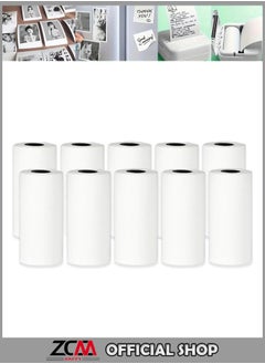 ZCM-HAPPY 10-piece Printable Thermal Paper Rolls for Thermal Printers 57x25mm  - Image 1