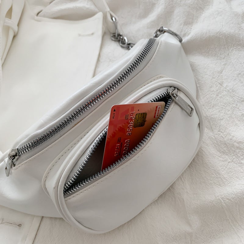 New Fashionable Waist Bag, Shoulder Crossbody Bag, Casual Bag, Chest Bag, Sports Bag, Shoulder Bag, Chain Small Bag, Waist Bag - Image 5