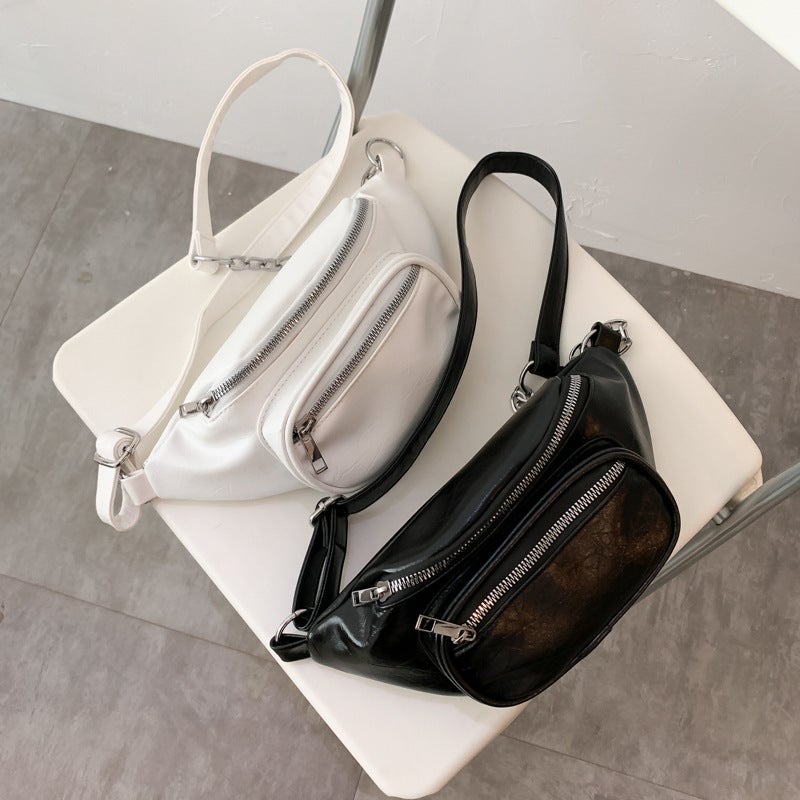 New Fashionable Waist Bag, Shoulder Crossbody Bag, Casual Bag, Chest Bag, Sports Bag, Shoulder Bag, Chain Small Bag, Waist Bag - Image 2