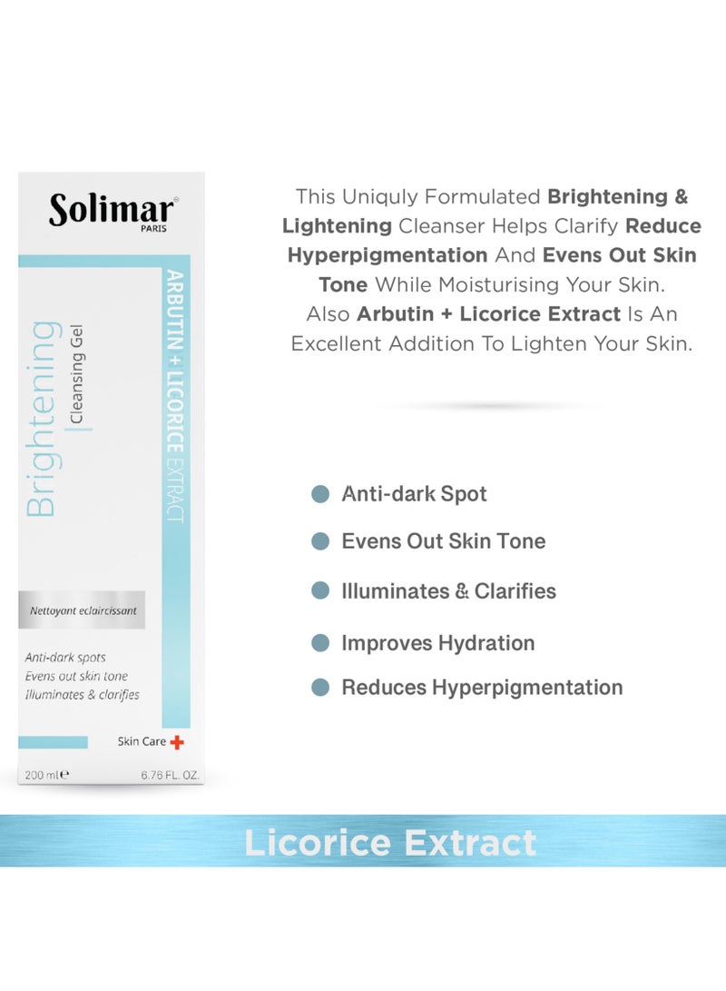 Solimar Paris Brightening Cleansing Gel 200ml – Radiance & Deep Pore Cleanser for clear even skin tone - Image 3