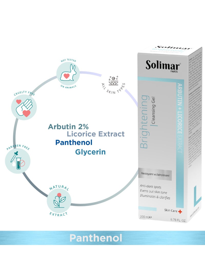 Solimar Paris Brightening Cleansing Gel 200ml – Radiance & Deep Pore Cleanser for clear even skin tone - Image 4