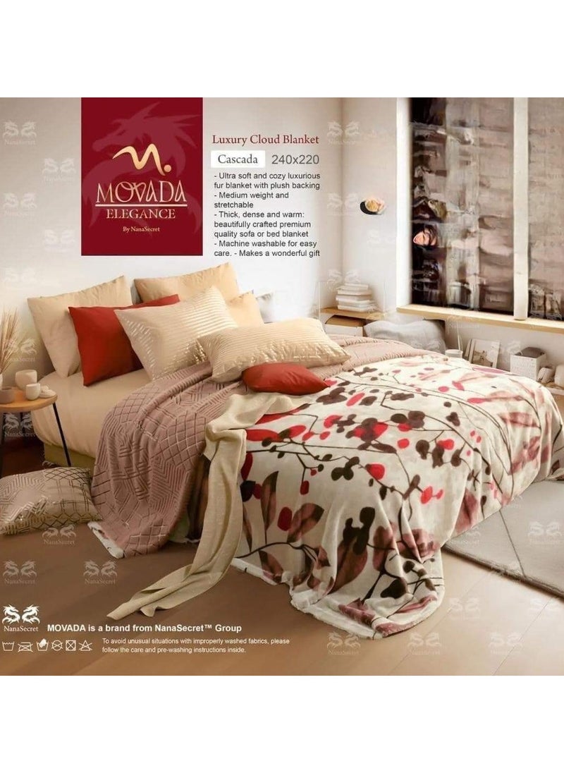 ماركة غير محددة بطانية كلاود , طبقتين دبل فيس حفر ليزر تصميم أسباني  - Image 1