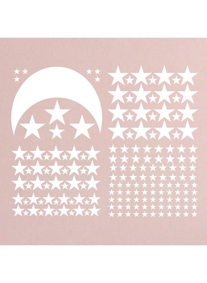JURUOXIN Moon and Stars Wall Decal Vinyl Sticker for Kids Boy Girls Baby Room Decoration Good Night Nursery Wall Decor Home House Bedroom Design YMX16 (White) - Image 4