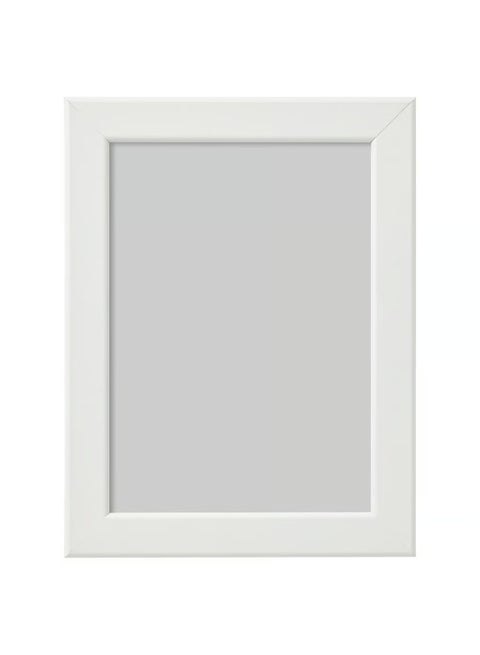Wall Picture Frame, Wall Hanging Photo Frame, Mounted Frame for Home, Office (Plastic & Fibreboard) White 13 x 18 cm
