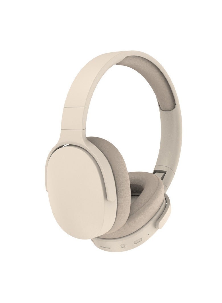 Hihonor Headband Wireless Bluetooth Headset, New Wireless Sports Bluetooth Headset, Headband Universal Noise Cancelling Gaming Headset (Khaki) - Image 1